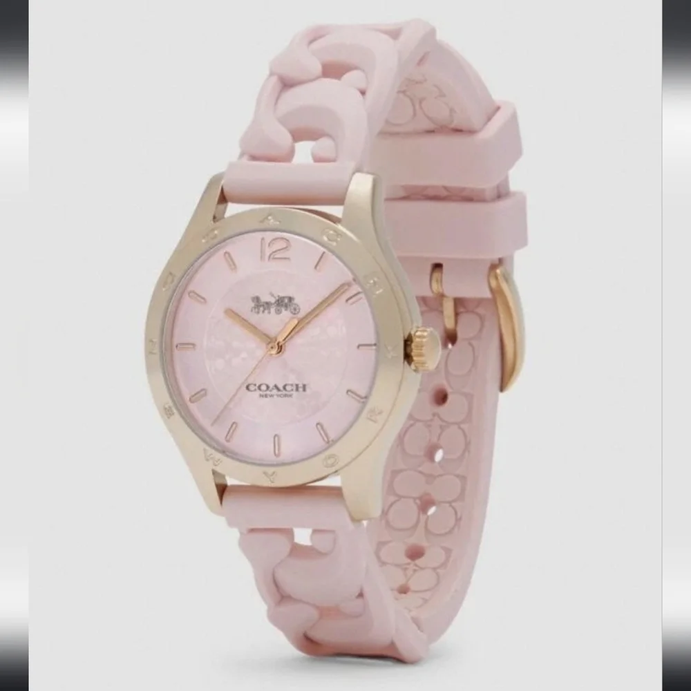 Coach Pink and Gold Women's Watch - Picture 9 of 11